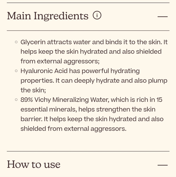 $1 if bundled - Vichy Minéral 89 Daily Booster - Picture 5 of 7